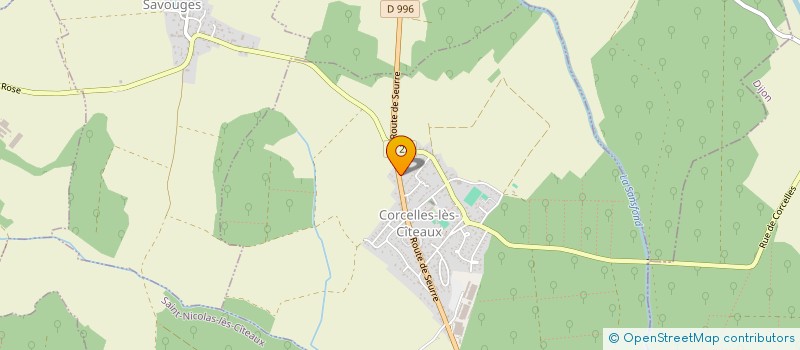 localisation de l'entreprise SCI DU MIRADORE  SAVOUGES