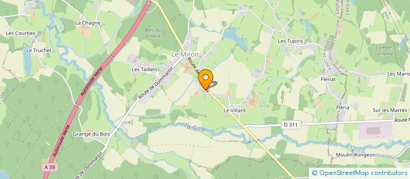 localisation de l'entreprise SCI DU MIROIR DU CONFLUENT  LE MIROIR