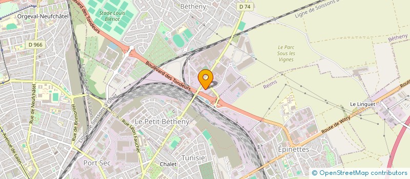 localisation de l'entreprise SCI DU MISTIGRI  BETHENY