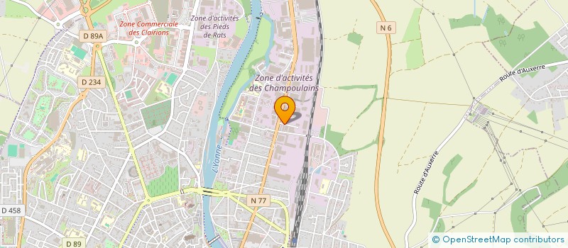 localisation de l'entreprise SCI DU MISTRAL à AUXERRE