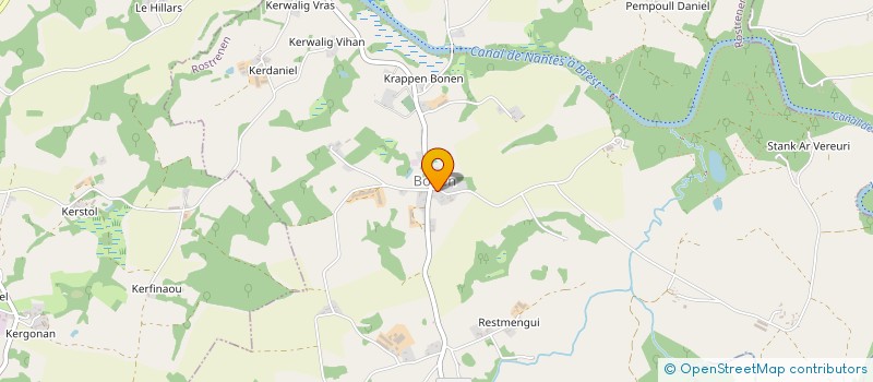 localisation de l'entreprise SCI DU MOELOU à KERGRIST-MOELOU