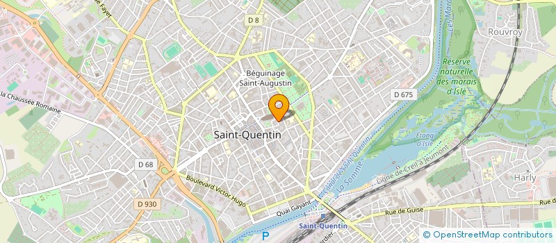 localisation de l'entreprise SCI DU MOINE à SAINT-QUENTIN