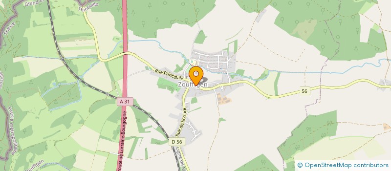 localisation de l'entreprise SCI DU MOININFIN  ZOUFFTGEN