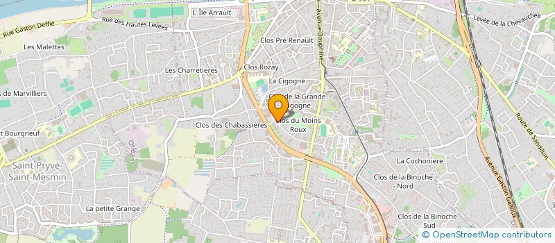 localisation de l'entreprise SCI DU MOINS ROUX à ORLEANS