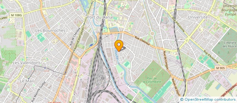 localisation de l'entreprise SCI DU MOIRON à DIJON