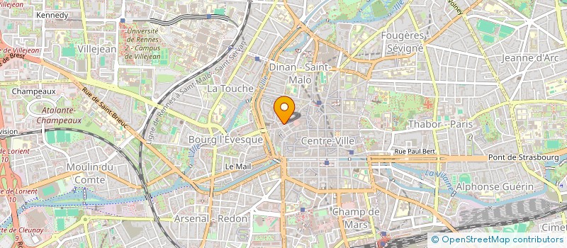 localisation de l'entreprise SCI DU MOLANT  RENNES