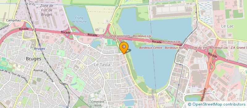 localisation de l'entreprise SCI DU MOLE  BRUGES