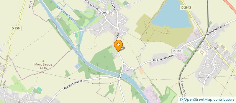 localisation de l'entreprise SCI DU MOLINEL  GULZIN