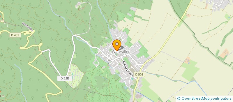 localisation de l'entreprise SCI DU MOLKENRAIN  WATTWILLER