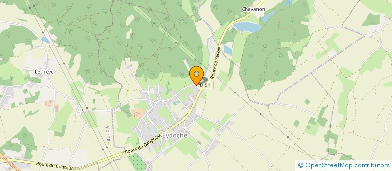 localisation de l'entreprise SCI DU MOLLARD  EYDOCHE