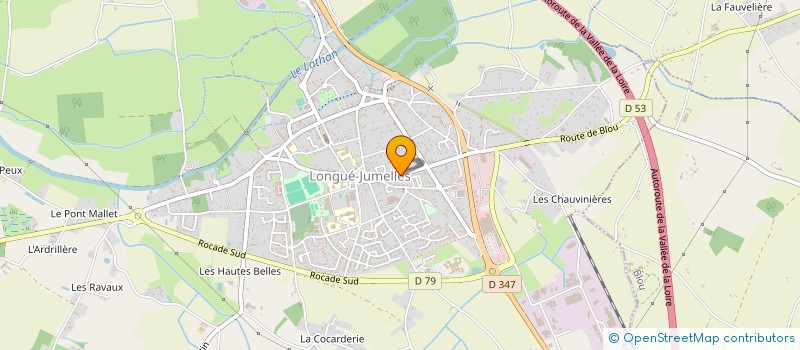 localisation de l'entreprise SCI DU MOLTON  LONGUE-JUMELLES