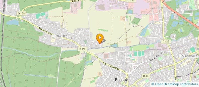 localisation de l'entreprise SCI DU MONASTERE  RICHWILLER