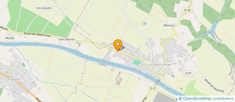 localisation de l'entreprise SCI DU MONASTERE  VILLEBRUMIER