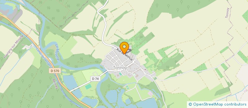localisation de l'entreprise SCI DU MONCEL  TONNOY