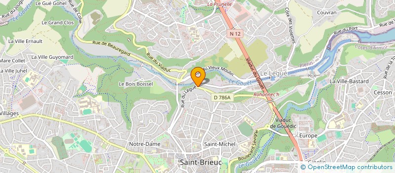 localisation de l'entreprise SCI DU MONDE DES CHIMERES à SAINT-BRIEUC