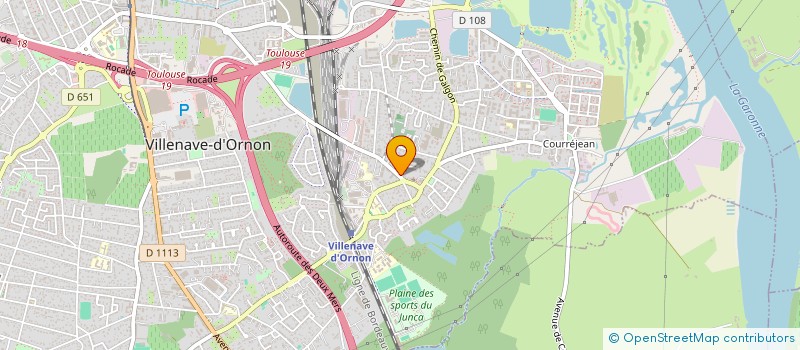 localisation de l'entreprise SCI DU MONDET  VILLENAVE-D'ORNON