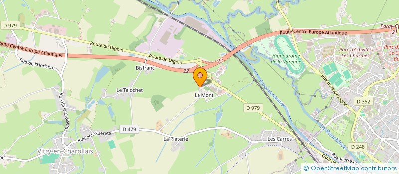 localisation de l'entreprise SCI DU MONT  PARAY-LE-MONIAL