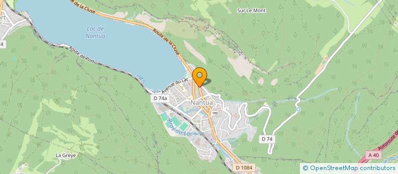 localisation de l'entreprise SCI DU MONT à NANTUA