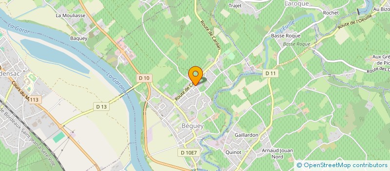 localisation de l'entreprise SCI DU MONT  BEGUEY