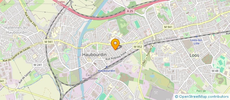 localisation de l'entreprise SCI DU MONT 503  HAUBOURDIN