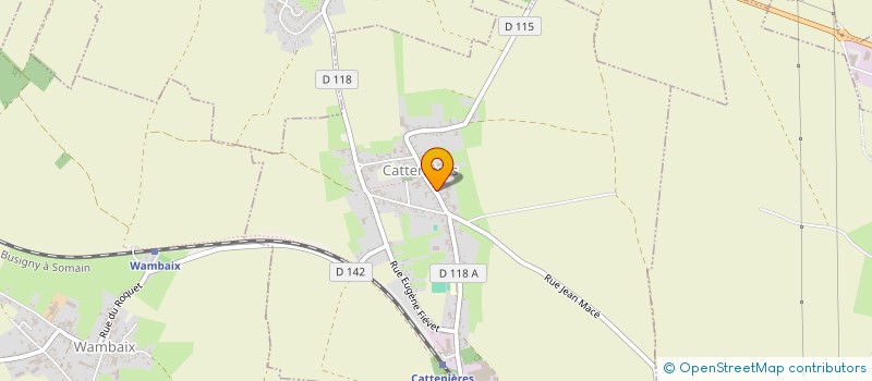 localisation de l'entreprise SCI DU MONT  CATTENIERES