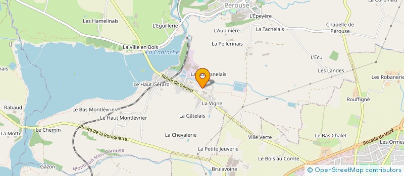 localisation de l'entreprise SCI DU MONT  MONTREUIL-SOUS-PEROUSE