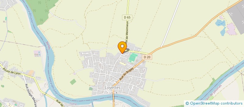 localisation de l'entreprise SCI DU MONT BRON  LOYETTES