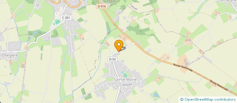 localisation de l'entreprise SCI DU MONT CASSEL  SAINTE-MARIE-CAPPEL