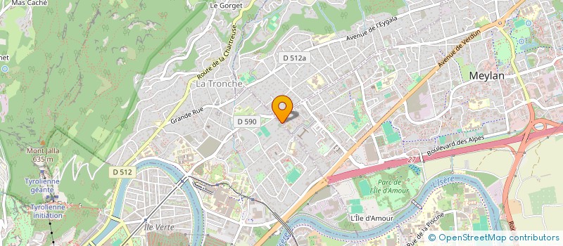 localisation de l'entreprise SCI DU MONT CENIS  SEYSSINET-PARISET