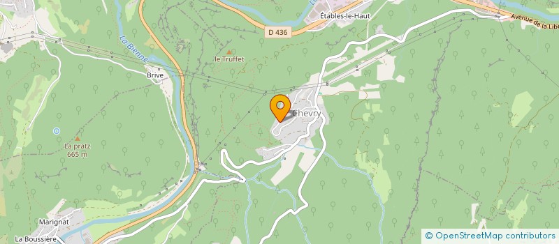 localisation de l'entreprise SCI DU MONT CHABOT  SAINT-CLAUDE