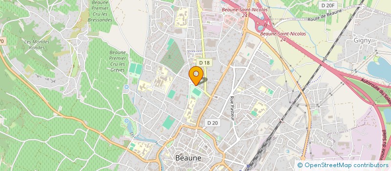 localisation de l'entreprise SCI DU MONT CHARVIN à BEAUNE