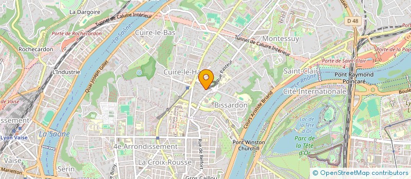 localisation de l'entreprise SCI DU MONT CHARVIN  SAINT-CYR-AU-MONT-D'OR