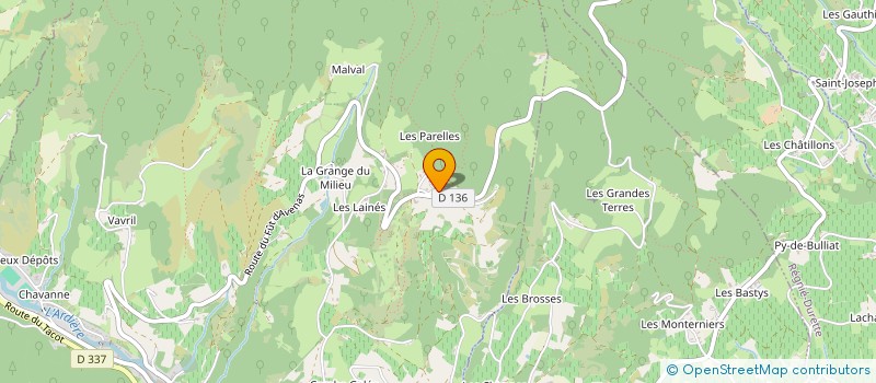 localisation de l'entreprise SCI DU MONT CHONAY  DEUX-GROSNES