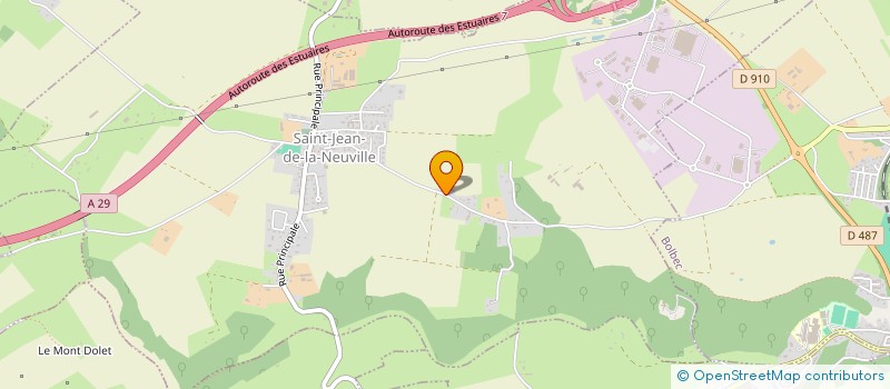 localisation de l'entreprise SCI DU MONT CRIQUET  SAINT-JEAN-DE-LA-NEUVILLE