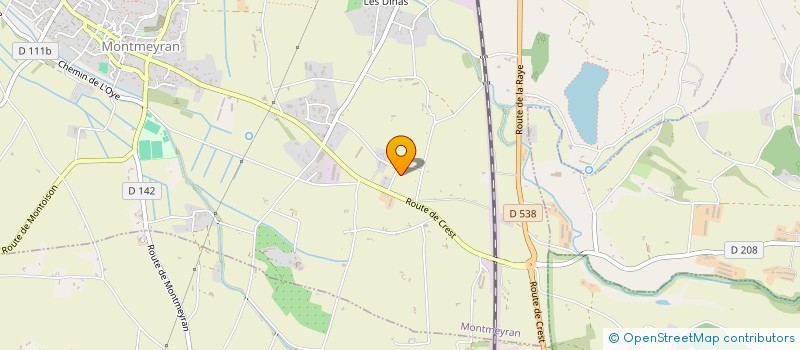 localisation de l'entreprise SCI DU MONT D OR  MONTMEYRAN