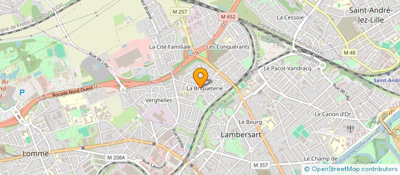 localisation de l'entreprise SCI DU MONT DE COUPLE à LAMBERSART