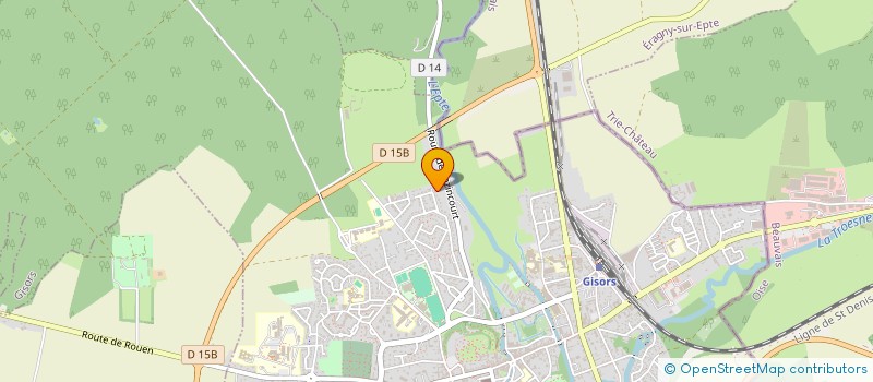 localisation de l'entreprise SCI DU MONT DE L AIGLE  GISORS