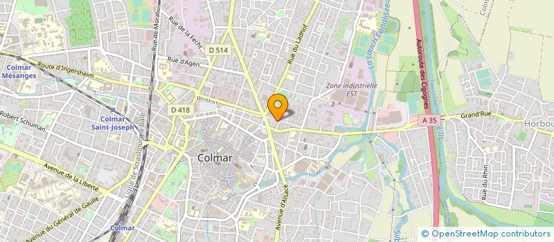 localisation de l'entreprise SCI DU MONT DE L'EMPEREUR  COLMAR