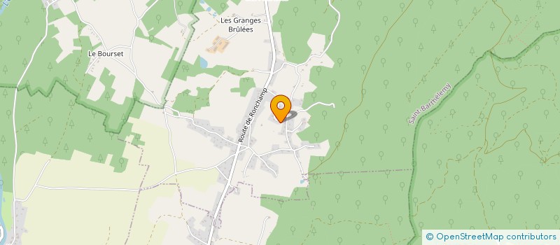 localisation de l'entreprise SCI DU MONT DE VANNES  SAINT-BARTHELEMY