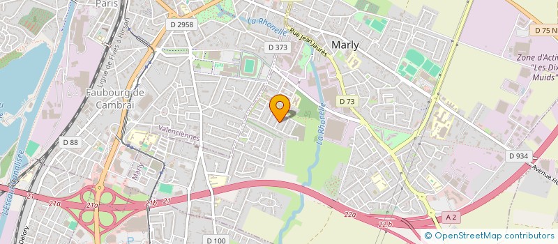 localisation de l'entreprise SCI DU MONT DELBAU à MARLY