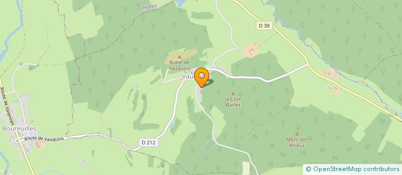 localisation de l'entreprise SCI DU MONT DES CIGALES à VAUQUOIS