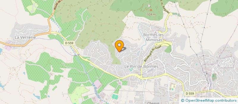 localisation de l'entreprise SCI DU MONT DES ROSES à BORMES-LES-MIMOSAS