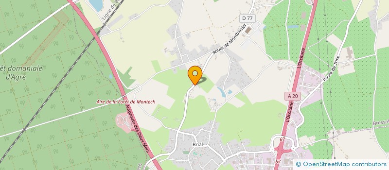 localisation de l'entreprise SCI DU MONT DES SAULES  BRESSOLS