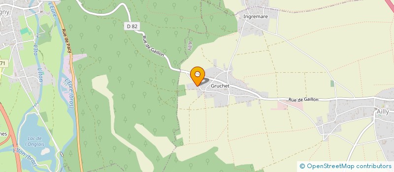 localisation de l'entreprise SCI DU MONT DES SERFS  AILLY