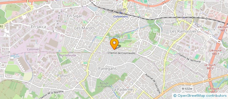 localisation de l'entreprise SCI DU MONT DORE  COLOMIERS