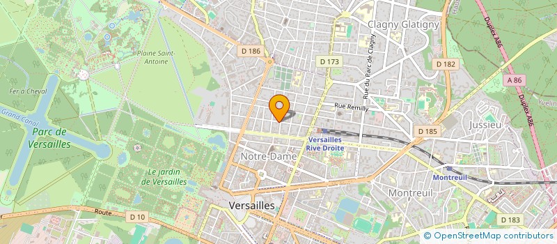localisation de l'entreprise SCI DU MONT ENOT à VERSAILLES
