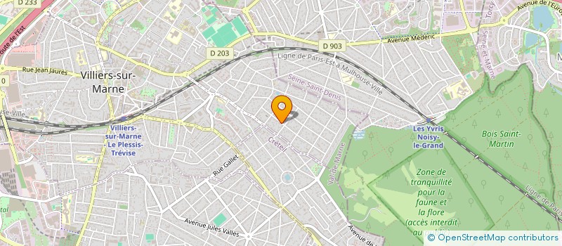 localisation de l'entreprise SCI DU MONT FLEURI  VILLIERS-SUR-MARNE