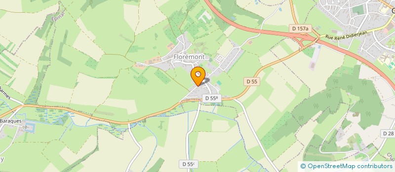 localisation de l'entreprise SCI DU MONT FLEURI  FLOREMONT