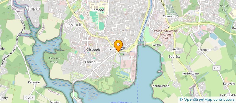 localisation de l'entreprise SCI DU MONT-FLEURY  VANNES