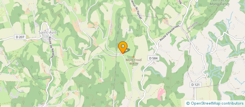 localisation de l'entreprise SCI DU MONT FROID  BATHERNAY